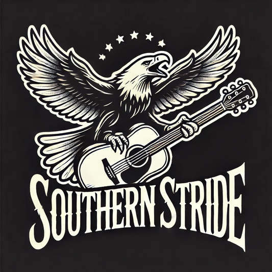 Southern Stride Guitar Eagle T-Shirt