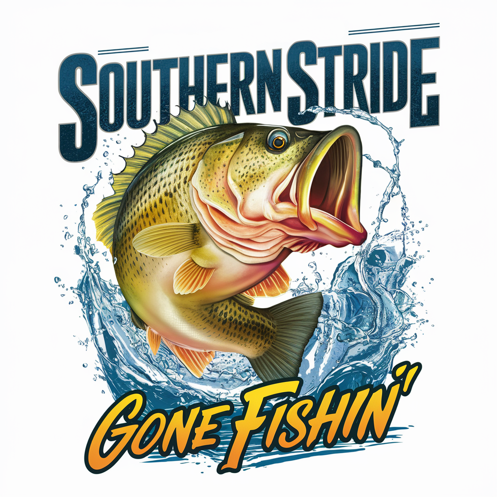 Southern Stride Gone Fishin' T-Shirt